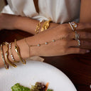 Edie Gold Teardrop Ring, view 9