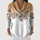 Nora Floral Soft Collared Jumper