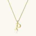 Tierney Gold Initial Necklace, view 27