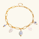 Tova Gold Pearl Necklace in 18k gold plated stainless steel
