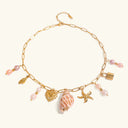 Perla Pearl Necklace in 18k gold plated stainless steel
