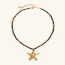 Orsola Gold Starfish Necklace in 18k gold plated stainless steel