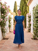 Hazel Tie Front Midi Dress