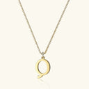 Tierney Gold Initial Necklace, view 28