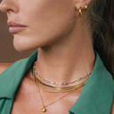 Cerys Rainbow Enamel Dainty Choker Necklace, view 10