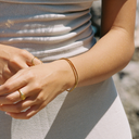 Louise Herringbone and Rope Chain Layered Bracelet, view 7