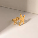 Marlo Gold Starfish Ring, view 4