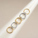 Phoebe Two-Tone Gold Stacked Ring, view 4