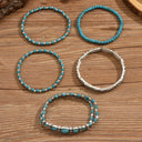 Roisin Turquoise Beaded Bracelet Set, view 5