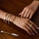 Nyla Gold Hand Chain Bracelet, view 3