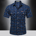 Yallingup Men's Classic Check Short Sleeve Shirt, view 2