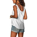 Kirra slim fit sleeveless tank top with Ibiza-inspired look, view 11