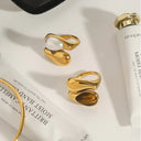 Delphina Gold Pearl Ring, view 8
