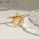 Ilona Gold Starfish Ring, view 6