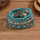 Roisin Turquoise Beaded Bracelet Set, view 3