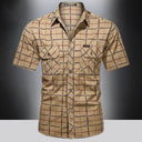 Yallingup Men's Classic Check Short Sleeve Shirt, view 4
