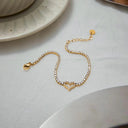 Perrin Heart Tennis Bracelet, view 4