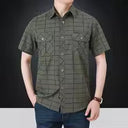 Yallingup Men's Classic Check Short Sleeve Shirt, view 7