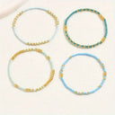 Ursula Turquoise Beaded Stretch Bracelet Set, view 3