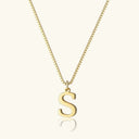 Tierney Gold Initial Necklace, view 30