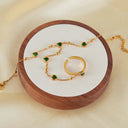 Mirabel Gold Hand Chain Bracelet, view 5