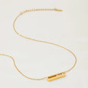 Nerys Sculpted Gold Pendant Necklace, view 11
