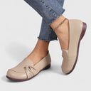 Kira casual loafers for women in soft fabric, view 5