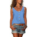 Kirra slim fit sleeveless tank top with Ibiza-inspired look, view 16