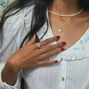 Lavinia Gold Pearl Ring, view 8