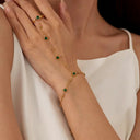 Mirabel Gold Hand Chain Bracelet, view 7