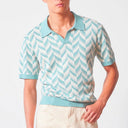 Kit Men's V-Neck Polo Shirt, view 3
