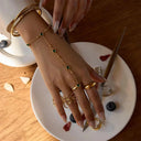 Mirabel Gold Hand Chain Bracelet, view 3