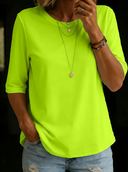 Kalina half sleeve t-shirt for women with relaxed fit, view 8