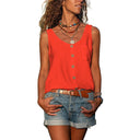 Kirra slim fit sleeveless tank top with Ibiza-inspired look, view 6