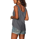 Kirra slim fit sleeveless tank top with Ibiza-inspired look, view 5