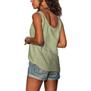 Kirra slim fit sleeveless tank top with Ibiza-inspired look, view 15