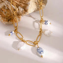 Tova Gold Pearl Necklace, view 4
