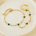 Mirabel Gold Hand Chain Bracelet, view 4