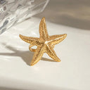 Ilona Gold Starfish Ring, view 5