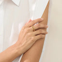 Cleo Gold Wave Ring, view 7