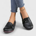 Kira casual loafers for women in soft fabric, view 3