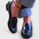 Pia classic loafers for women with smooth finish, view 6
