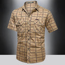 Yallingup Men's Classic Check Short Sleeve Shirt, view 5