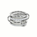 Saskia Gold Stacked Ring, view 7