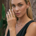 Effie Gold Sun Ring, view 5