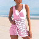 Beverly ruched tankini swim dress, view 4