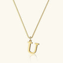 Tierney Gold Initial Necklace, view 32