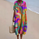Karina Abstract Summer Dress