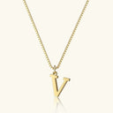 Tierney Gold Initial Necklace, view 33