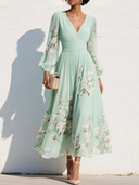 Emmeline Puff Sleeve Midi Dress